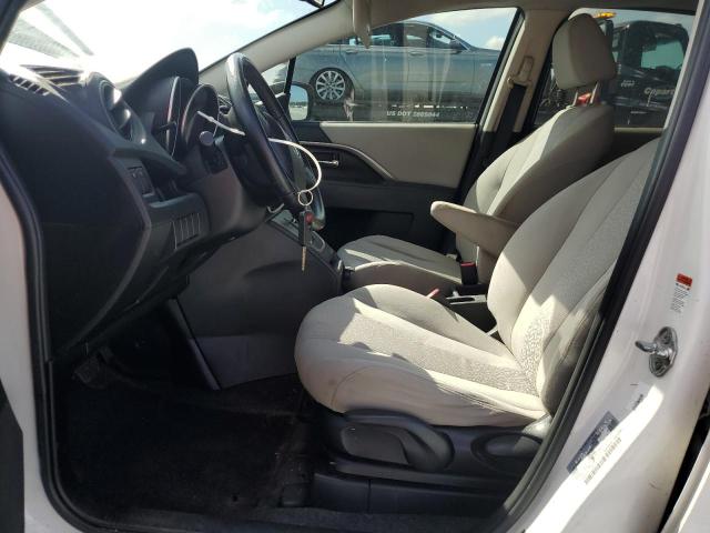 JM1CW2CL4C0112334 - 2012 MAZDA 5 WHITE photo 7