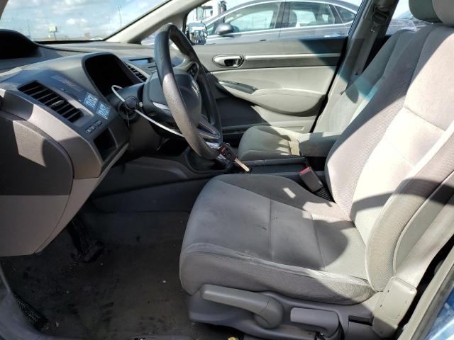 2HGFA1F82AH508656 - 2010 HONDA CIVIC EX BLUE photo 7