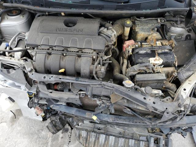 3N1AB7AP2JY202593 - 2018 NISSAN SENTRA S Srebrny zdjęcie 11