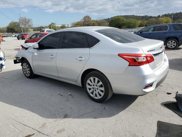 3N1AB7AP2JY202593 - 2018 NISSAN SENTRA S Srebrny zdjęcie 2