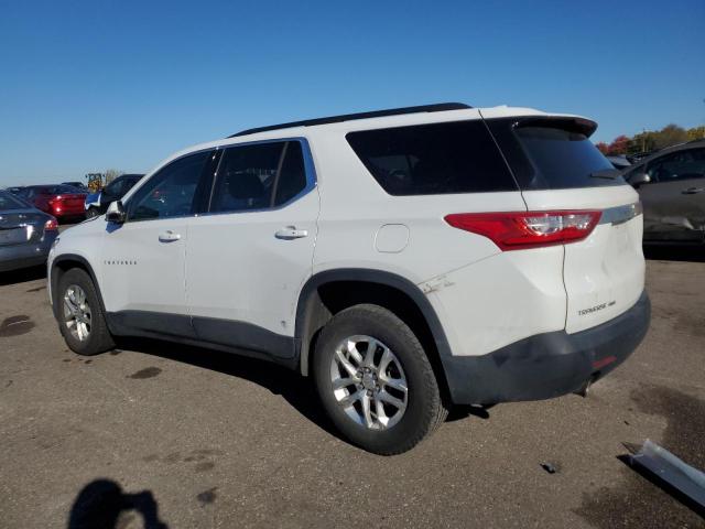 1GNEVGKWXKJ199239 - 2019 CHEVROLET TRAVERSE LT Weiß Foto 2