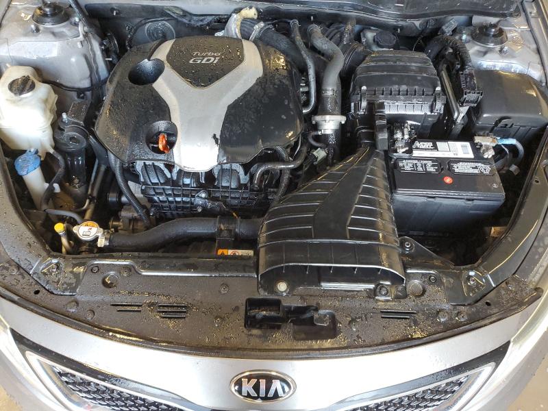 5XXGR4A63EG285037 - 2014 KIA OPTIMA SX GRAY photo 11