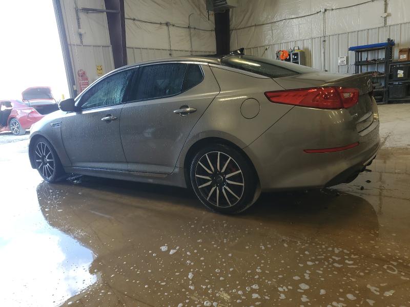 5XXGR4A63EG285037 - 2014 KIA OPTIMA SX GRAY photo 2
