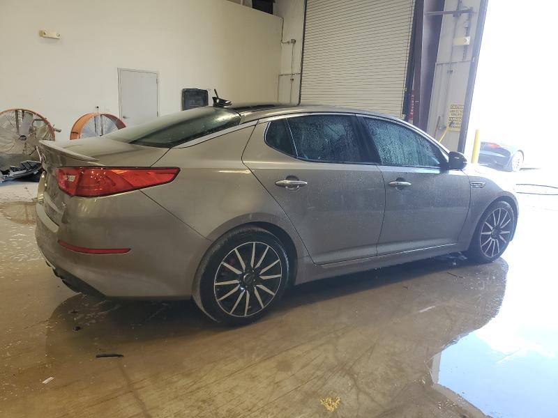 5XXGR4A63EG285037 - 2014 KIA OPTIMA SX GRAY photo 3