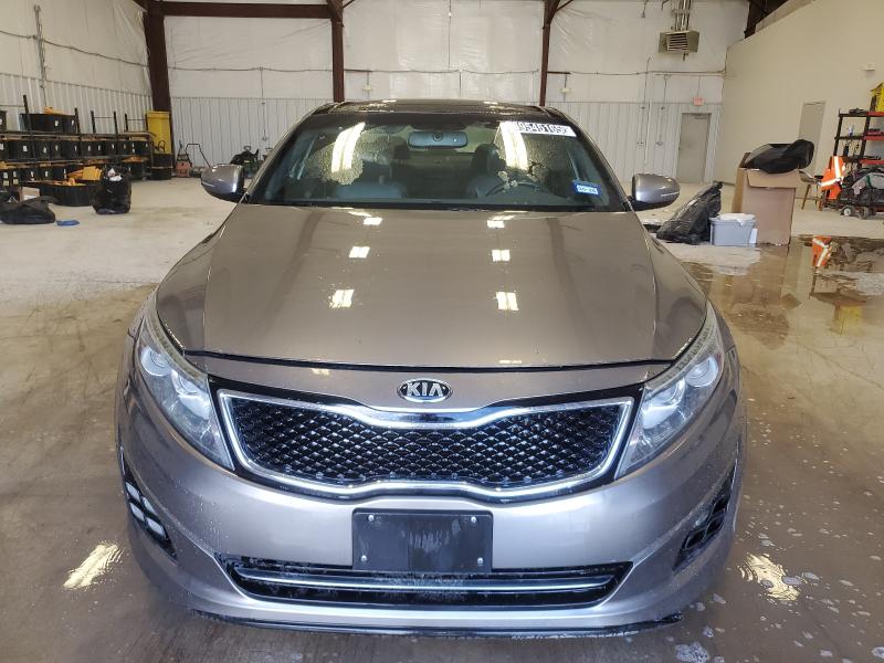 5XXGR4A63EG285037 - 2014 KIA OPTIMA SX GRAY photo 5