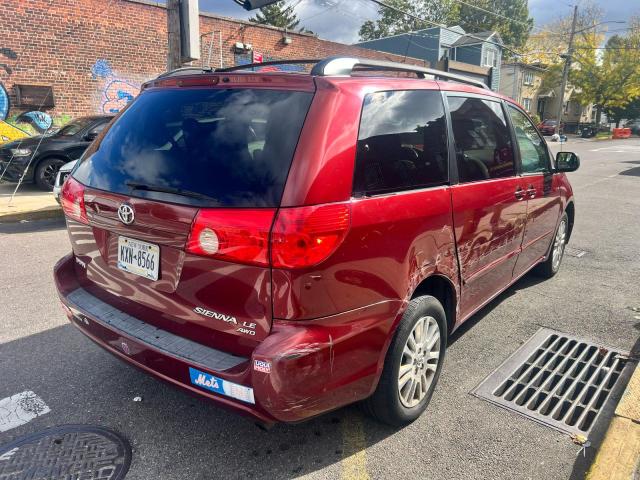 5TDBK23CX9S025194 - 2009 TOYOTA SIENNA LE RED photo 4