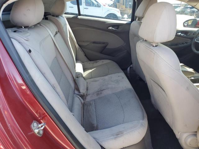 3G1BE6SM7JS536105 - 2018 CHEVROLET CRUZE LT წითელი ფოტო 10