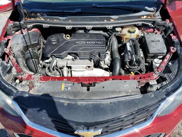 3G1BE6SM7JS536105 - 2018 CHEVROLET CRUZE LT წითელი ფოტო 11