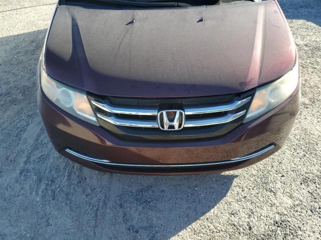 5FNRL5H64HB012668 - 2017 HONDA ODYSSEY EXL ბურგუნდია ფოტო 12