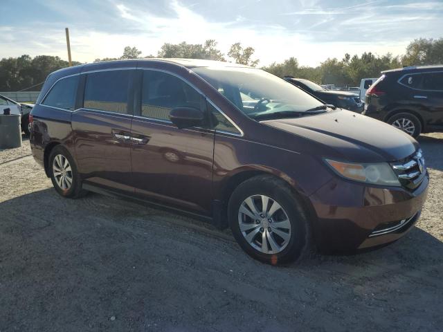 5FNRL5H64HB012668 - 2017 HONDA ODYSSEY EXL ბურგუნდია ფოტო 4