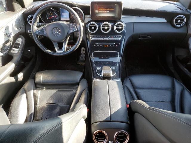 55SWF4KB0HU185385 - 2017 MERCEDES-BENZ C 300 4MATIC BLACK photo 8