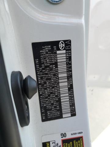 5YFBURHE7GP455638 - 2016 TOYOTA COROLLA L WHITE photo 12