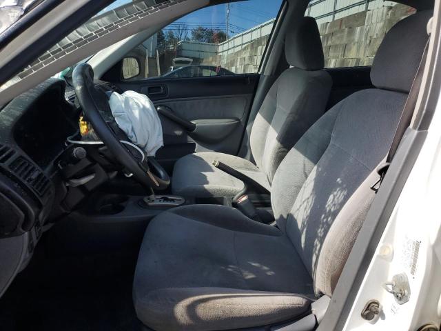 1HGES16541L045386 - 2001 HONDA CIVIC LX WHITE photo 7