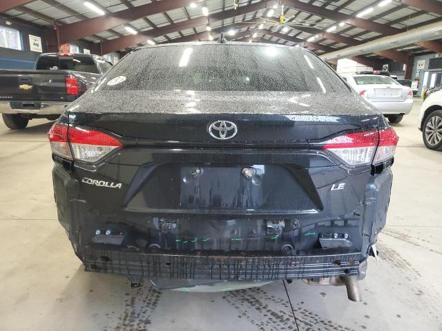5YFEPMAE7MP185484 - 2021 TOYOTA COROLLA LE BLACK photo 6
