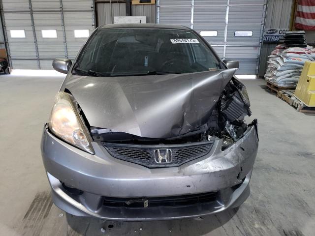 JHMGE88499S017496 - 2009 HONDA FIT SPORT ვერცხლისფერი ფოტო 5