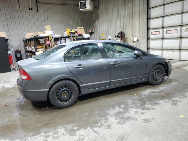 2HGFA1F53AH553045 - 2010 HONDA CIVIC LX GRAY photo 3