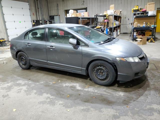 2HGFA1F53AH553045 - 2010 HONDA CIVIC LX GRAY photo 4