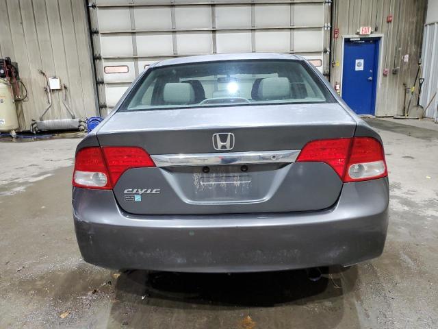 2HGFA1F53AH553045 - 2010 HONDA CIVIC LX GRAY photo 6