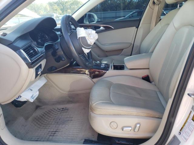 WAUG3AFC5JN016421 - 2018 AUDI A6 PREMIUM PLUS Weiß Foto 7