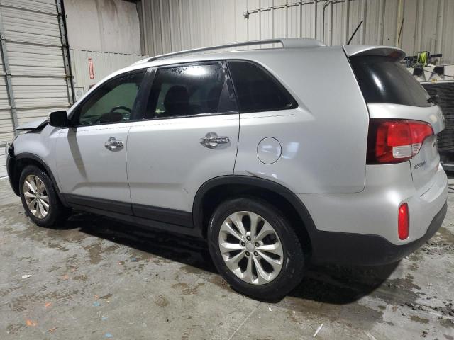 5XYKU4A7XEG502418 - 2014 KIA SORENTO EX SILVER photo 2
