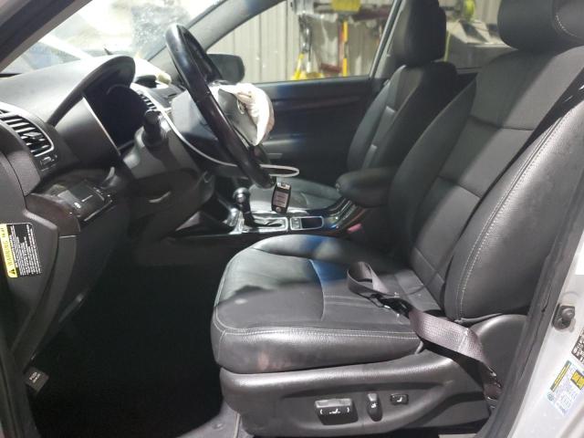 5XYKU4A7XEG502418 - 2014 KIA SORENTO EX SILVER photo 7