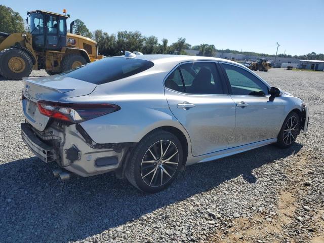 4T1T11AK0MU599931 - 2021 TOYOTA CAMRY SE ვერცხლისფერი ფოტო 3