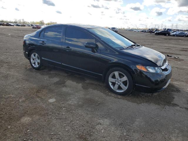2HGFA16867H500021 - 2007 HONDA CIVIC EX BLACK photo 4