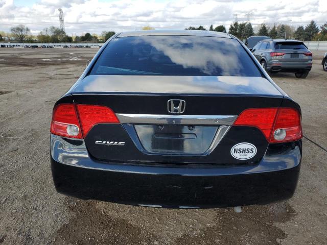 2HGFA16867H500021 - 2007 HONDA CIVIC EX BLACK photo 6