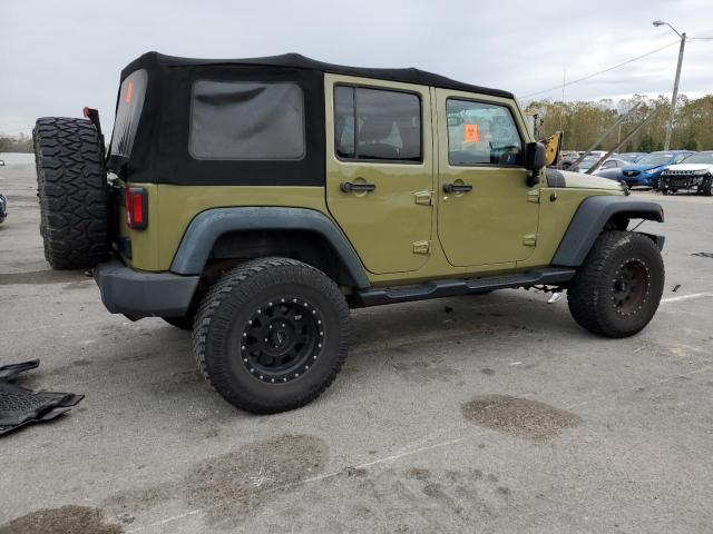 1C4BJWDG0DL530571 - 2013 JEEP WRANGLER U SPORT GREEN photo 3