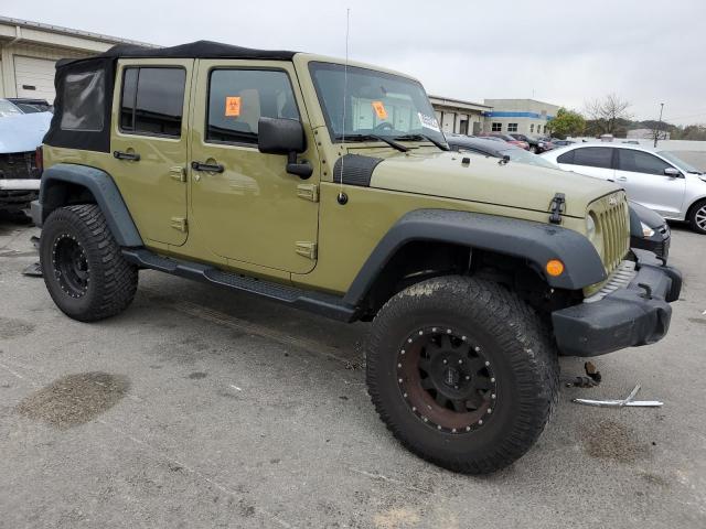 1C4BJWDG0DL530571 - 2013 JEEP WRANGLER U SPORT GREEN photo 4