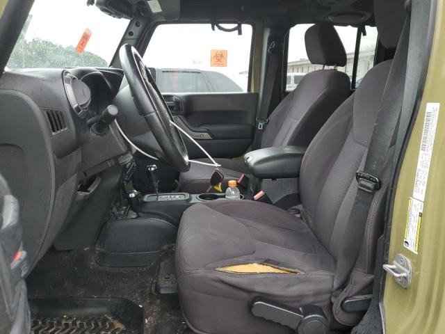 1C4BJWDG0DL530571 - 2013 JEEP WRANGLER U SPORT GREEN photo 7