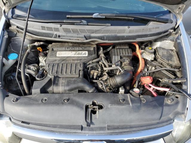 JHMFA36276S024809 - 2006 HONDA CIVIC HYBRID SILVER photo 11