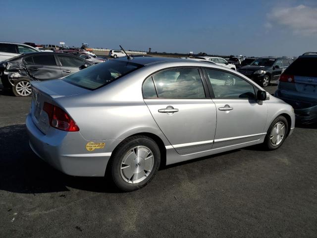 JHMFA36276S024809 - 2006 HONDA CIVIC HYBRID SILVER photo 3