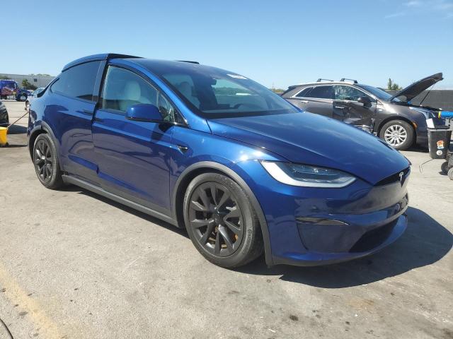7SAXCDE52PF373007 - 2023 TESLA MODEL X Կապույտ լուսանկար 4