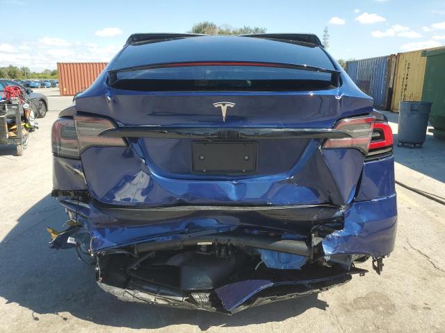 7SAXCDE52PF373007 - 2023 TESLA MODEL X Կապույտ լուսանկար 6