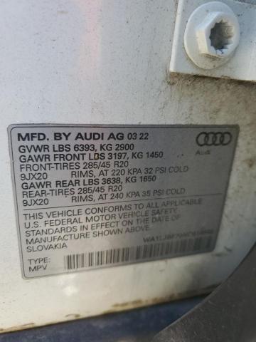 WA1LJBF70ND014503 - 2022 AUDI Q7 PREMIUM PLUS Белый фото 14