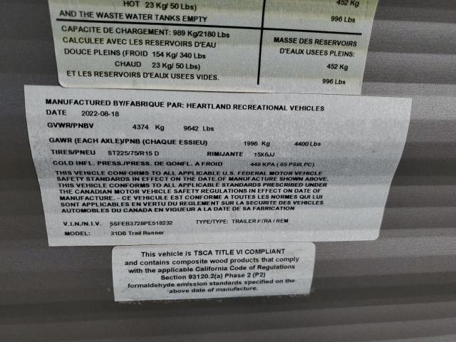 5SFEB3728PE518232 - 2023 TRAI TRAILER 双色 照片 10