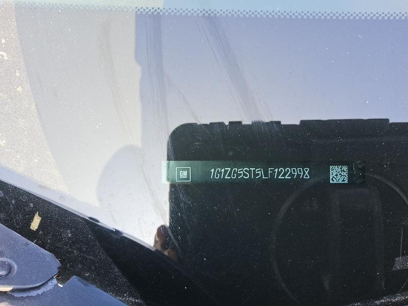 1G1ZG5ST5LF122998 - 2020 CHEVROLET MALIBU RS BLACK photo 12