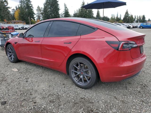 5YJ3E1EAXPF469212 - 2023 TESLA MODEL 3 RED photo 2
