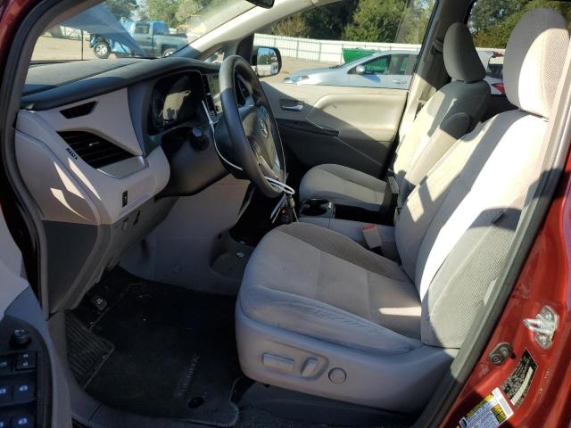 5TDKZ3DC9KS993843 - 2019 TOYOTA SIENNA LE BURGUNDY photo 7