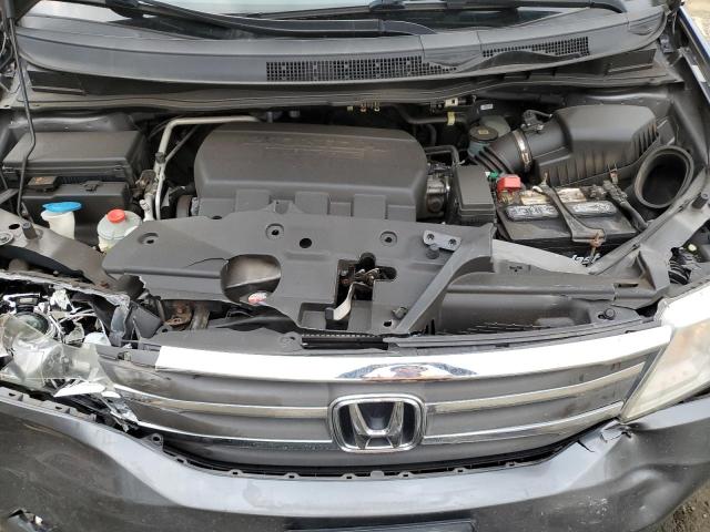 5FNRL5H92CB063069 - 2012 HONDA ODYSSEY TOURING GRAY photo 12