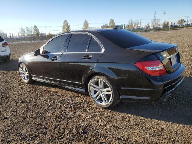 WDDGF8AB3DA794011 - 2013 MERCEDES-BENZ C 300 4MATIC BLACK photo 2