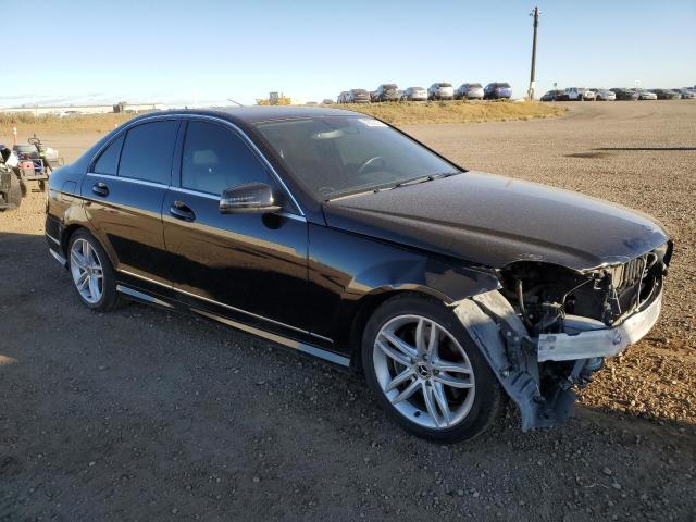 WDDGF8AB3DA794011 - 2013 MERCEDES-BENZ C 300 4MATIC BLACK photo 4