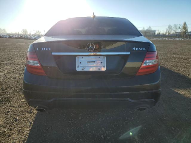WDDGF8AB3DA794011 - 2013 MERCEDES-BENZ C 300 4MATIC BLACK photo 6
