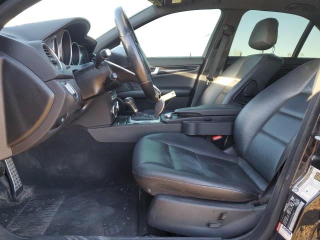 WDDGF8AB3DA794011 - 2013 MERCEDES-BENZ C 300 4MATIC BLACK photo 7