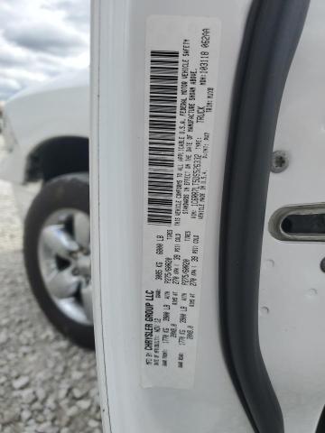 1C6RR7LT5DS526332 - 2013 RAM 1500 SLT WHITE photo 12