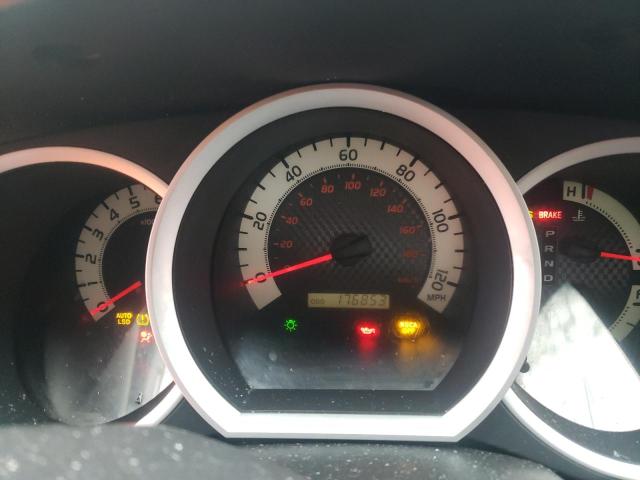 5TFTX4CN4BX006076 - 2011 TOYOTA TACOMA ACCESS CAB Сұр фото 9