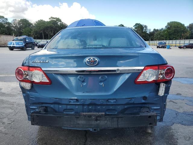 5YFBU4EE7DP214326 - 2013 TOYOTA COROLLA BASE Կապույտ լուսանկար 6