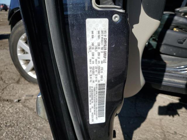 2C4RC1BGXDR720366 - 2013 CHRYSLER TOWN & COU TOURING CHARCOAL photo 13