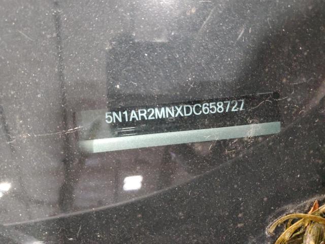 5N1AR2MNXDC658727 - 2013 NISSAN PATHFINDER S Gris photo 12